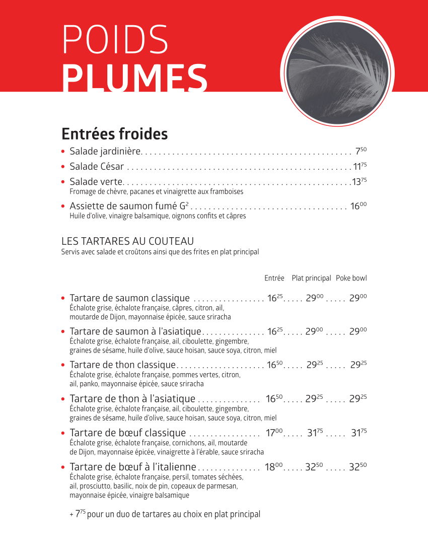 poids plumes